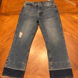 Capri Two Toned Jeans